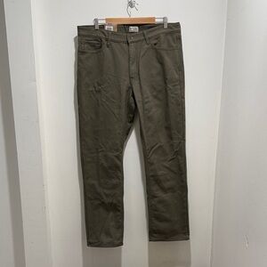 NWT Weatherproof Vintage Flannel Lined Jeans Men’s 36/32 Green Winter Warm Pants